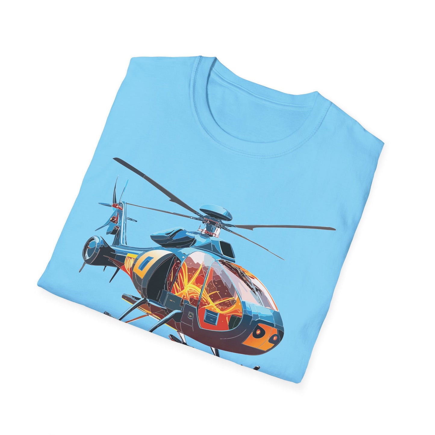 Chopper Shirt, Helicopter Shirt, Shirt with Helicopter, T Shirt with Chopper