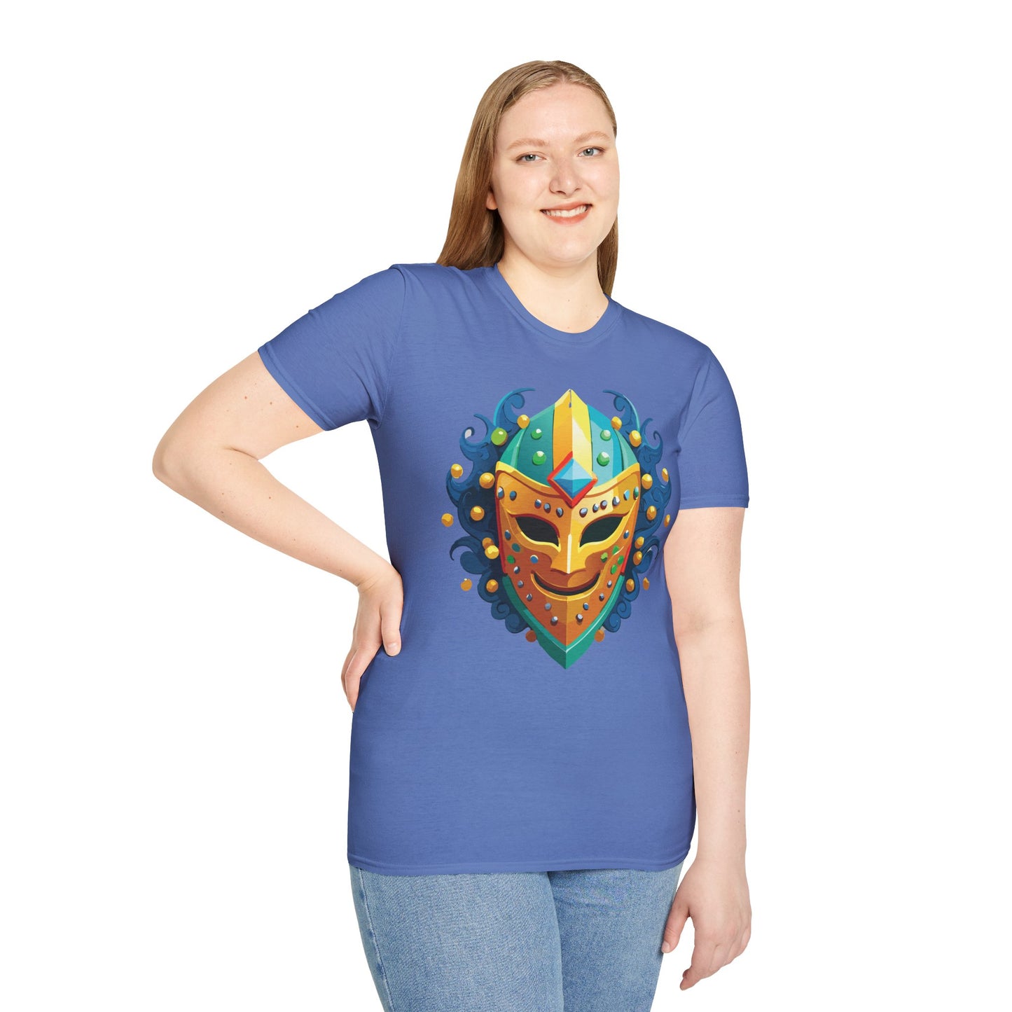 Mask Tee Shirt, Mask Shirt, Shirt with Mask, Masquerade Tees