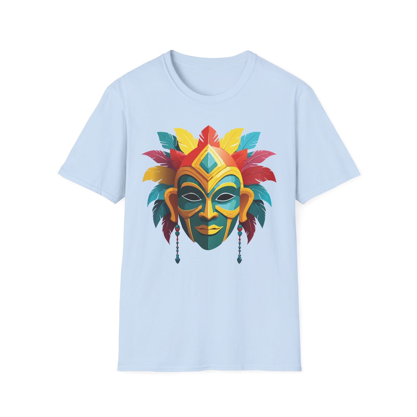 Mask Tee Shirt, Mask Shirt, Shirt with Mask, Masquerade Tees