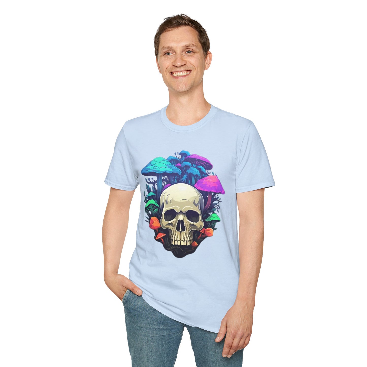 Skull Tee Shirt, Skeleton Shirt, Shirt with Skull, Shirt with Skeleton
