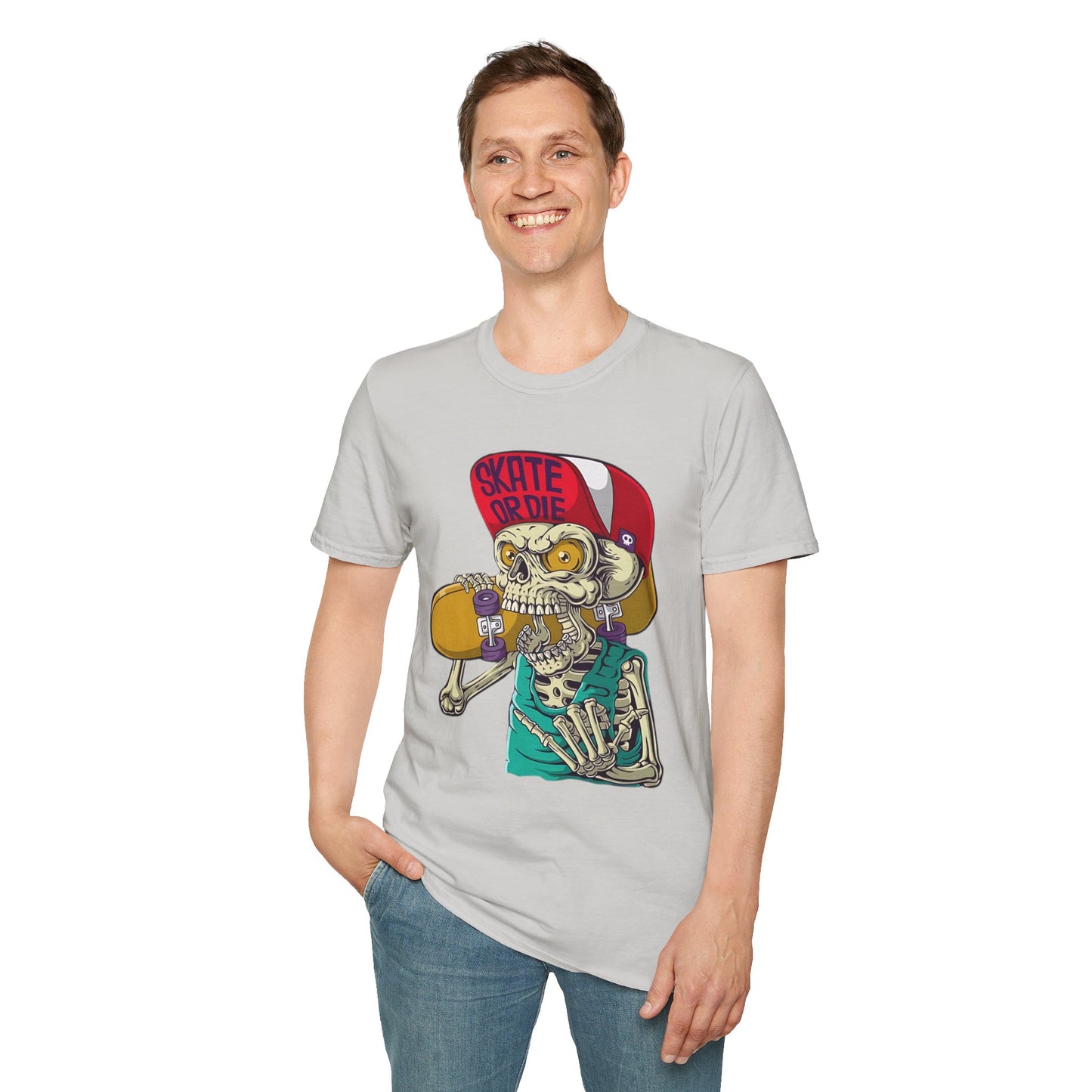 Skull Tee Shirt, Skeleton Shirt, Shirt with Skull, Shirt with Skeleton