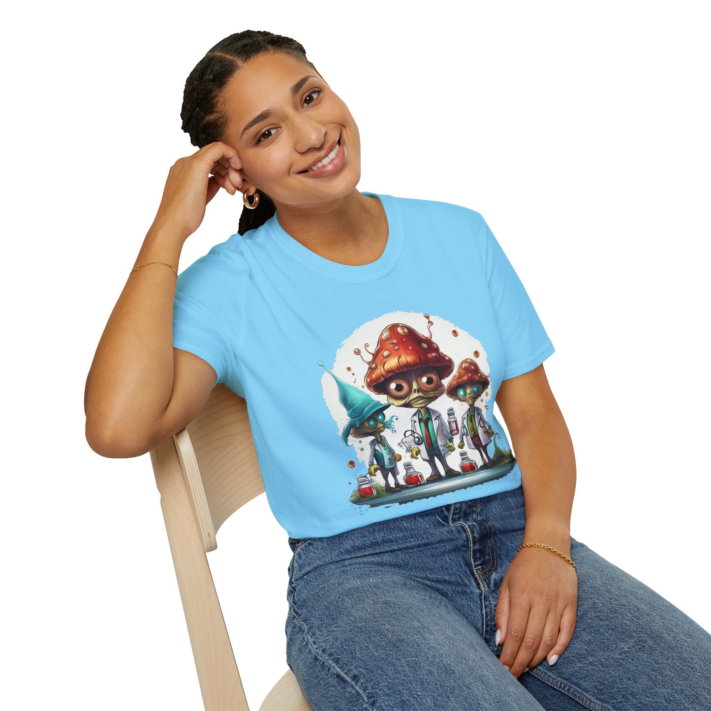 Mashroom Tee Shirt, Mashroom Shirt, Shirt with Funny Mashroom, Shirt with Fungus