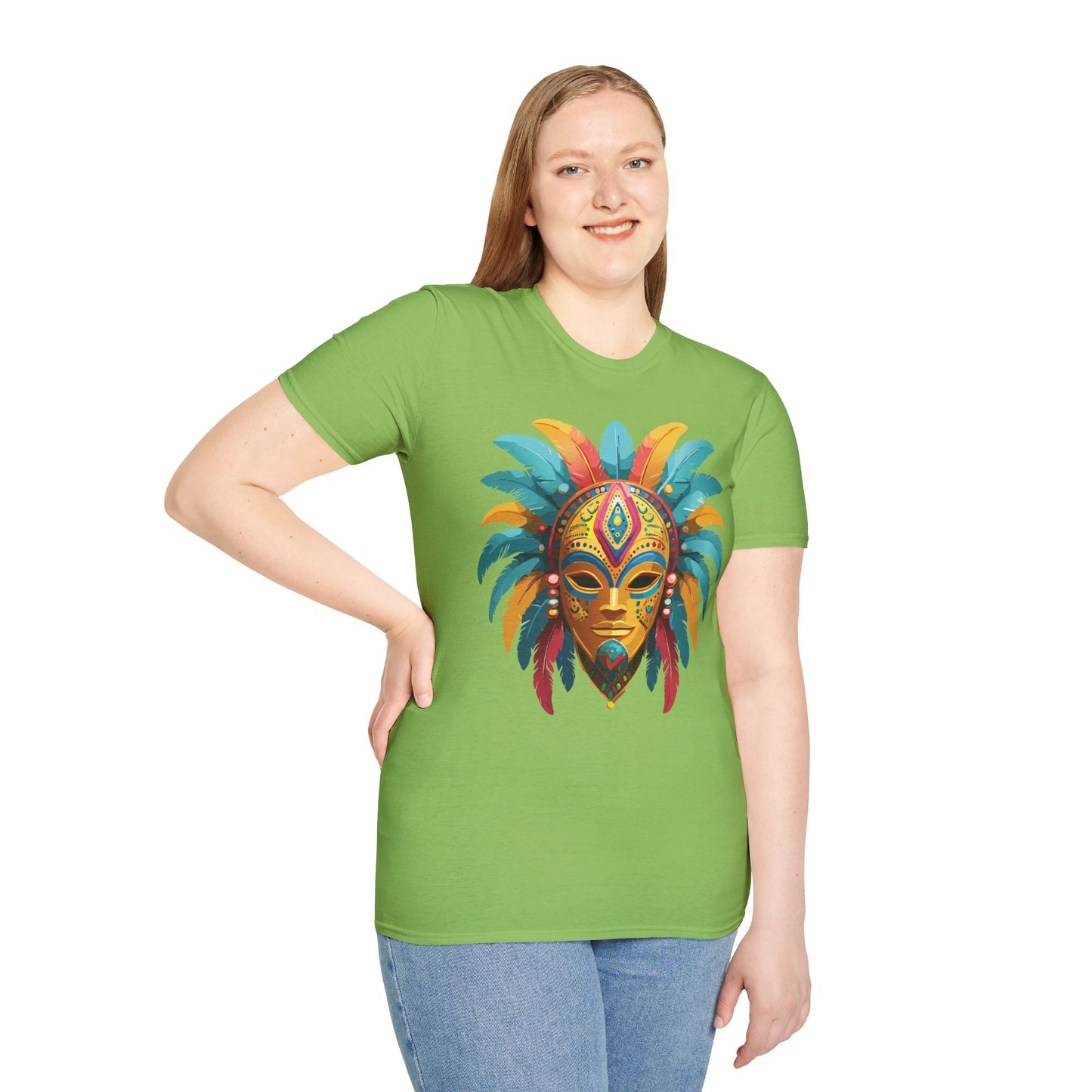 Mask Tee Shirt, Mask Shirt, Shirt with Mask, Masquerade Tees