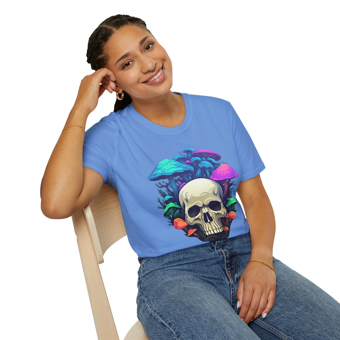 Skull Tee Shirt, Skeleton Shirt, Shirt with Skull, Shirt with Skeleton