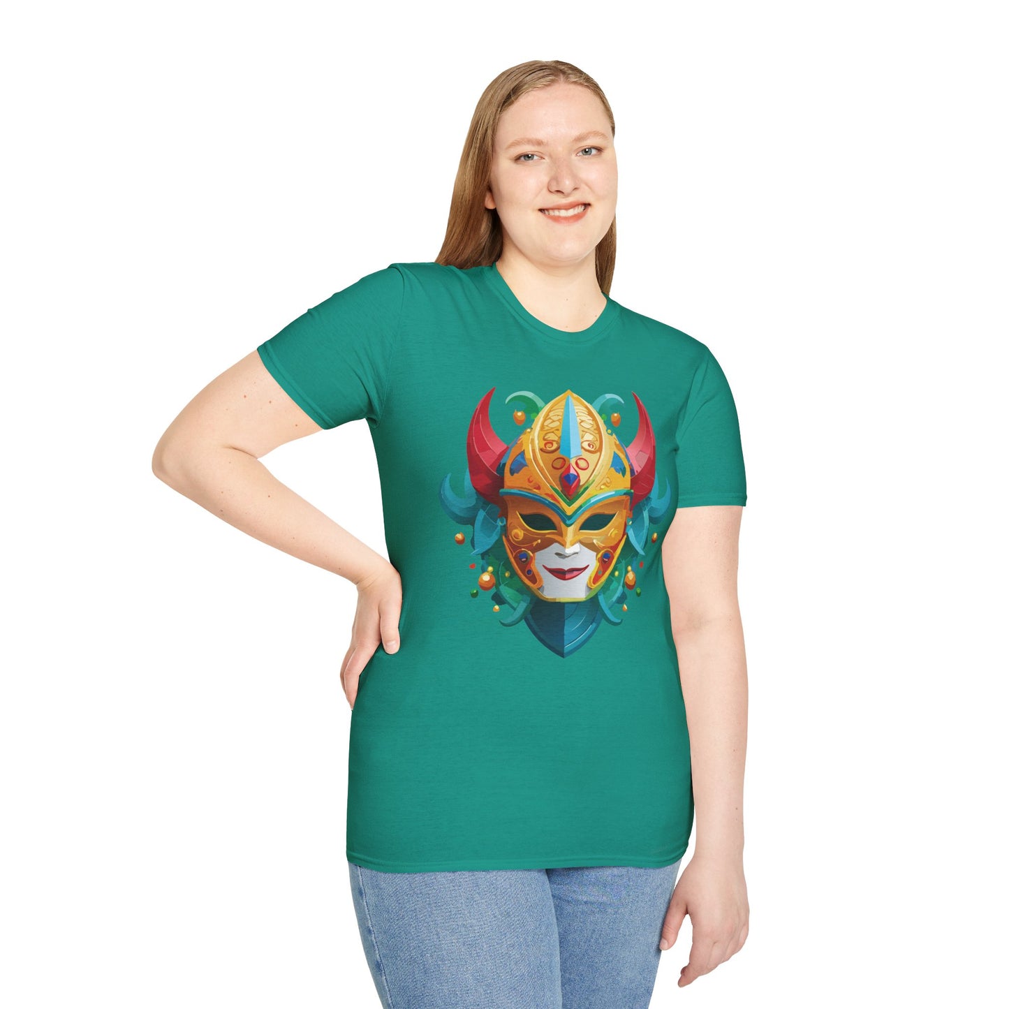 Mask Tee Shirt, Mask Shirt, Shirt with Mask, Masquerade Tees