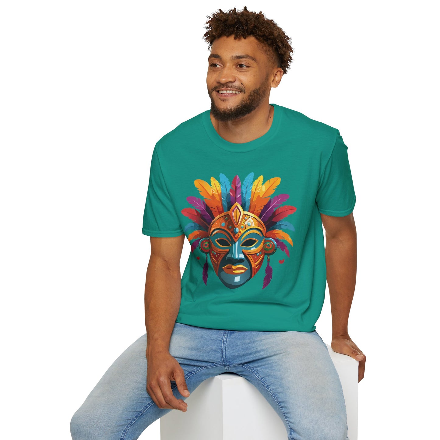 Mask Tee Shirt, Mask Shirt, Shirt with Mask, Masquerade Tees