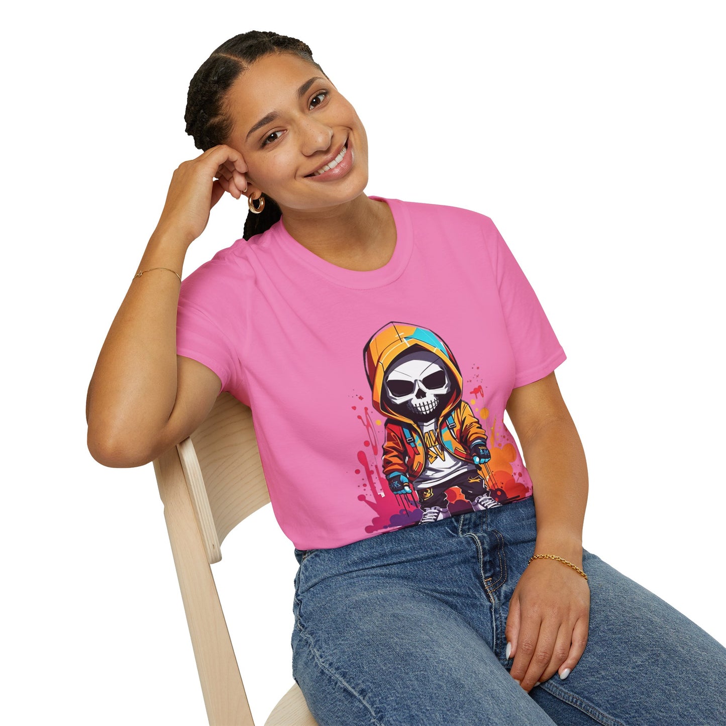 Skull Tee Shirt, Skeleton Shirt, Shirt with Skull, Shirt with Skeleton