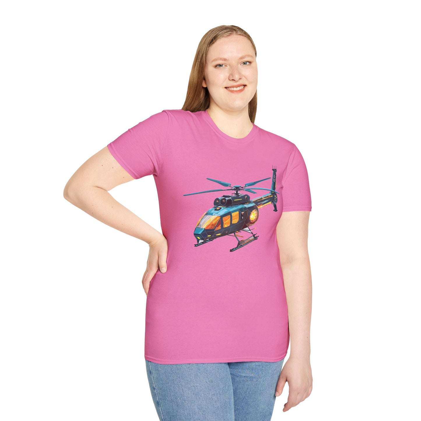 Chopper Shirt, Helicopter Shirt, Shirt with Helicopter, T Shirt with Chopper