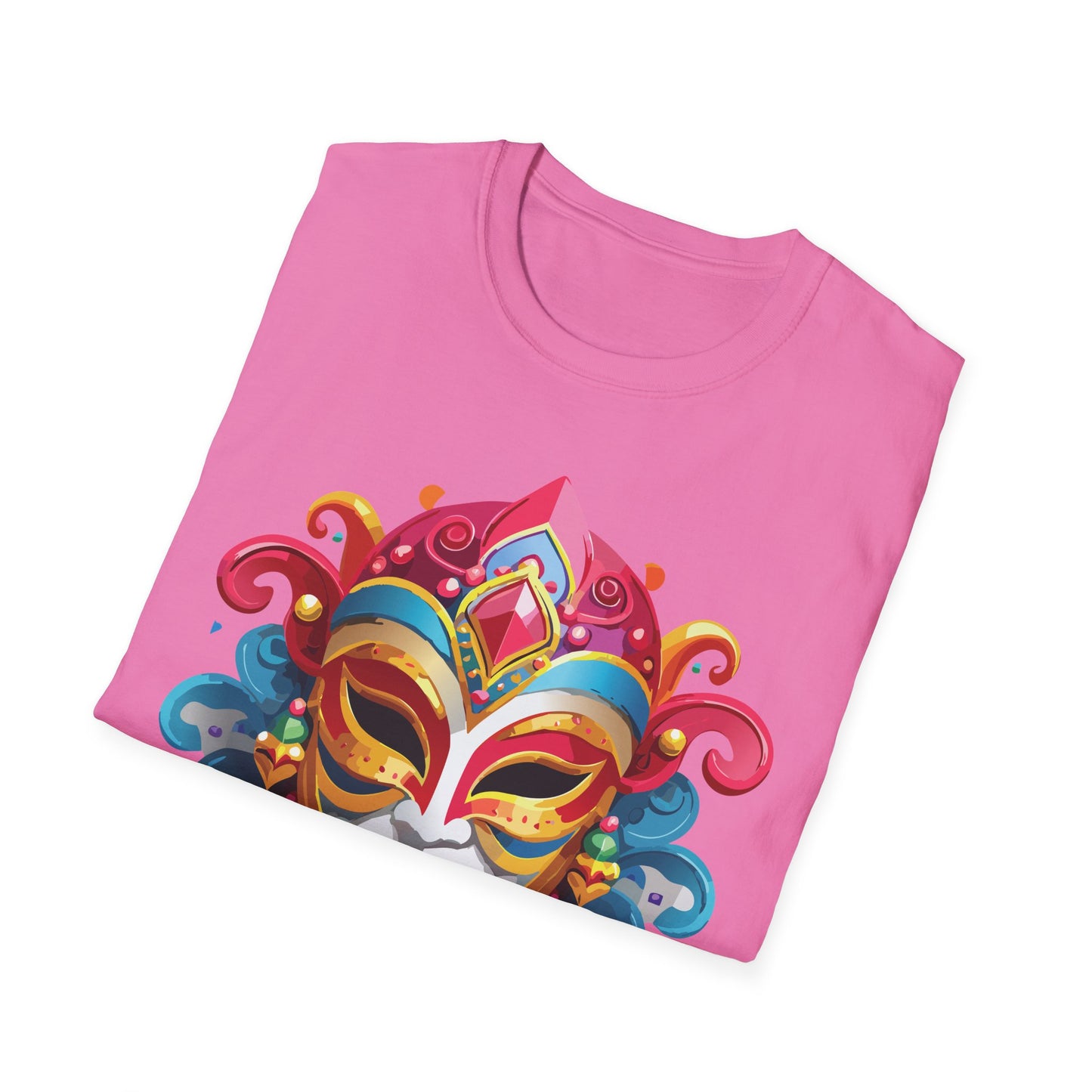 Mask Tee Shirt, Mask Shirt, Shirt with Mask, Masquerade Tees