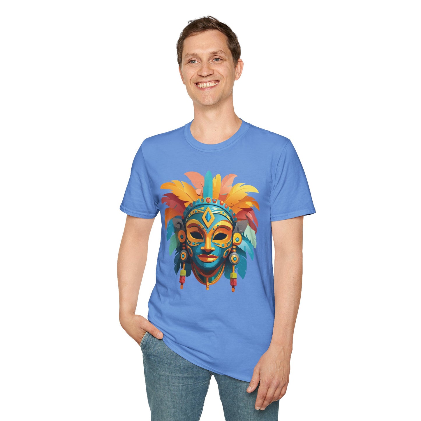 Mask Tee Shirt, Mask Shirt, Shirt with Mask, Masquerade Tees