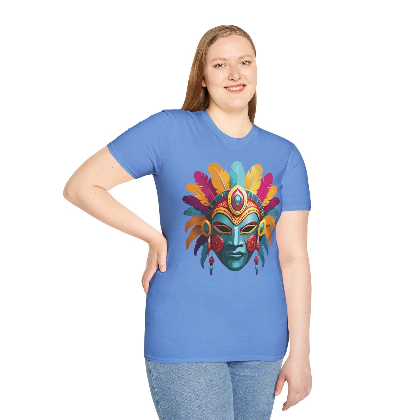 Mask Tee Shirt, Mask Shirt, Shirt with Mask, Masquerade Tees