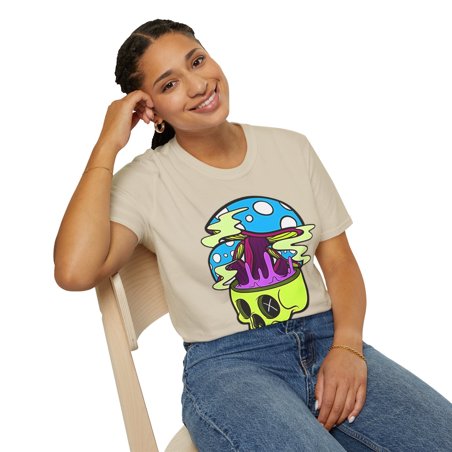 Skull Tee Shirt, Skeleton Shirt, Shirt with Skull, Shirt with Skeleton