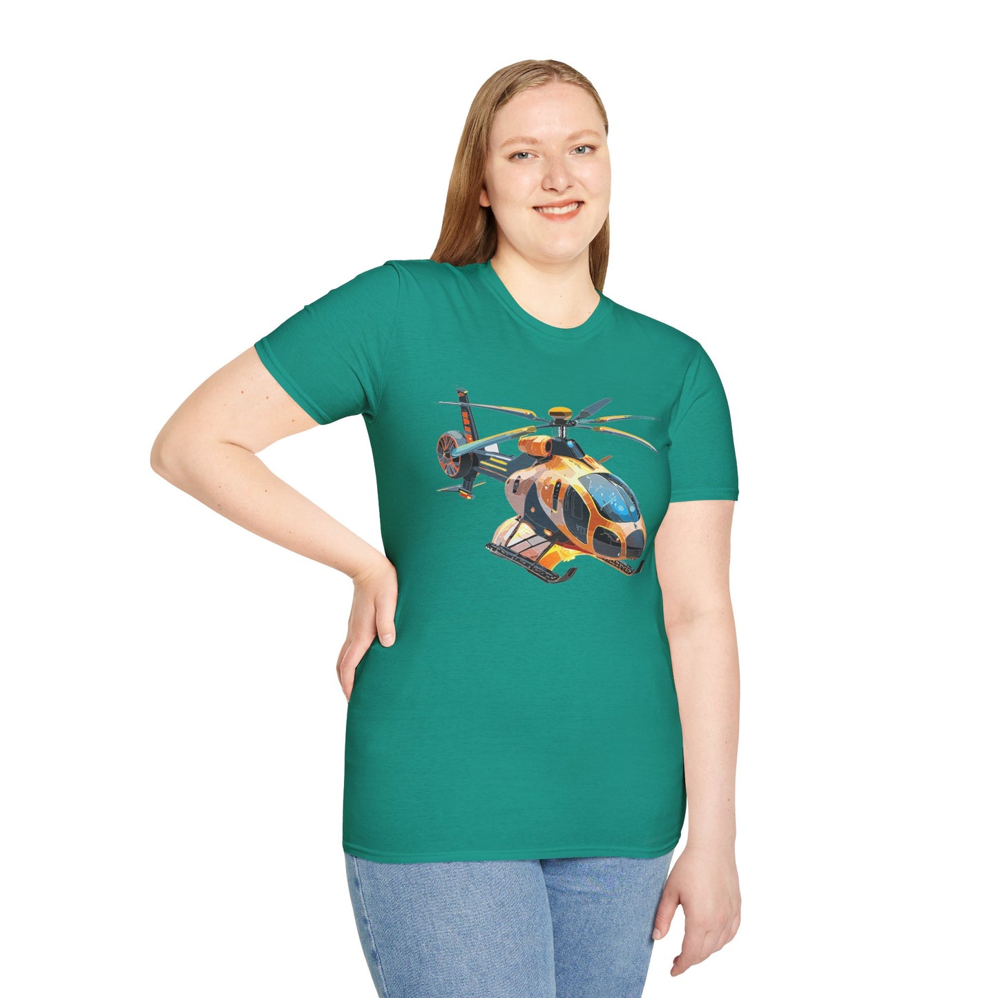 Chopper Shirt, Helicopter Shirt, Shirt with Helicopter, T Shirt with Chopper