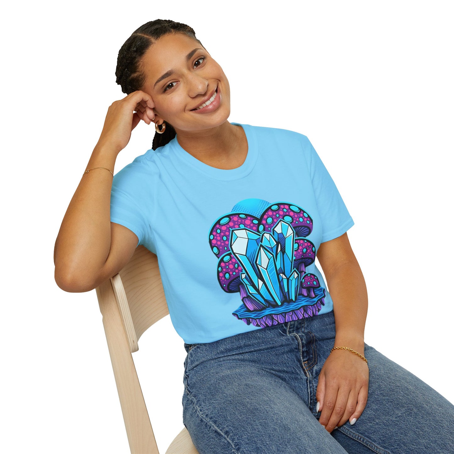 Mashroom Tee Shirt, Mashroom Shirt, Shirt with Funny Mashroom, Shirt with Fungus