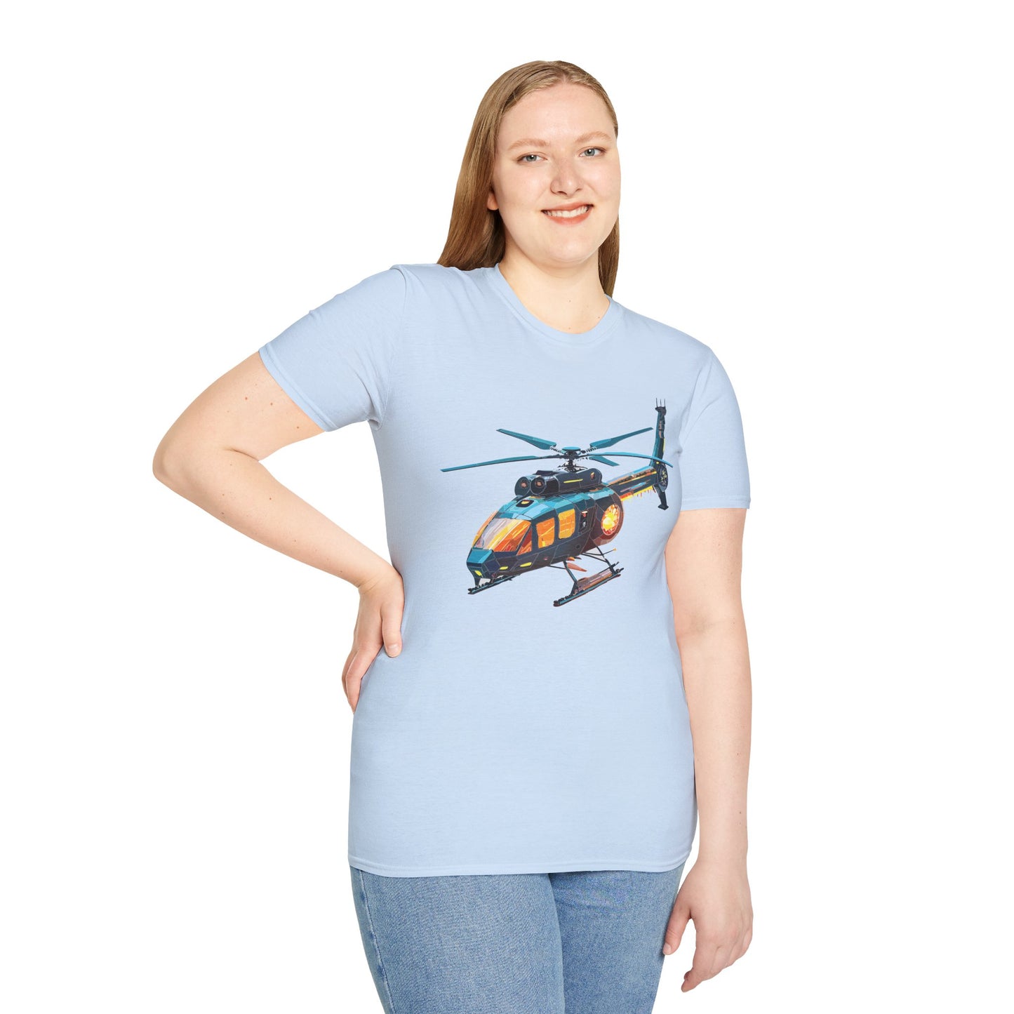 Chopper Shirt, Helicopter Shirt, Shirt with Helicopter, T Shirt with Chopper