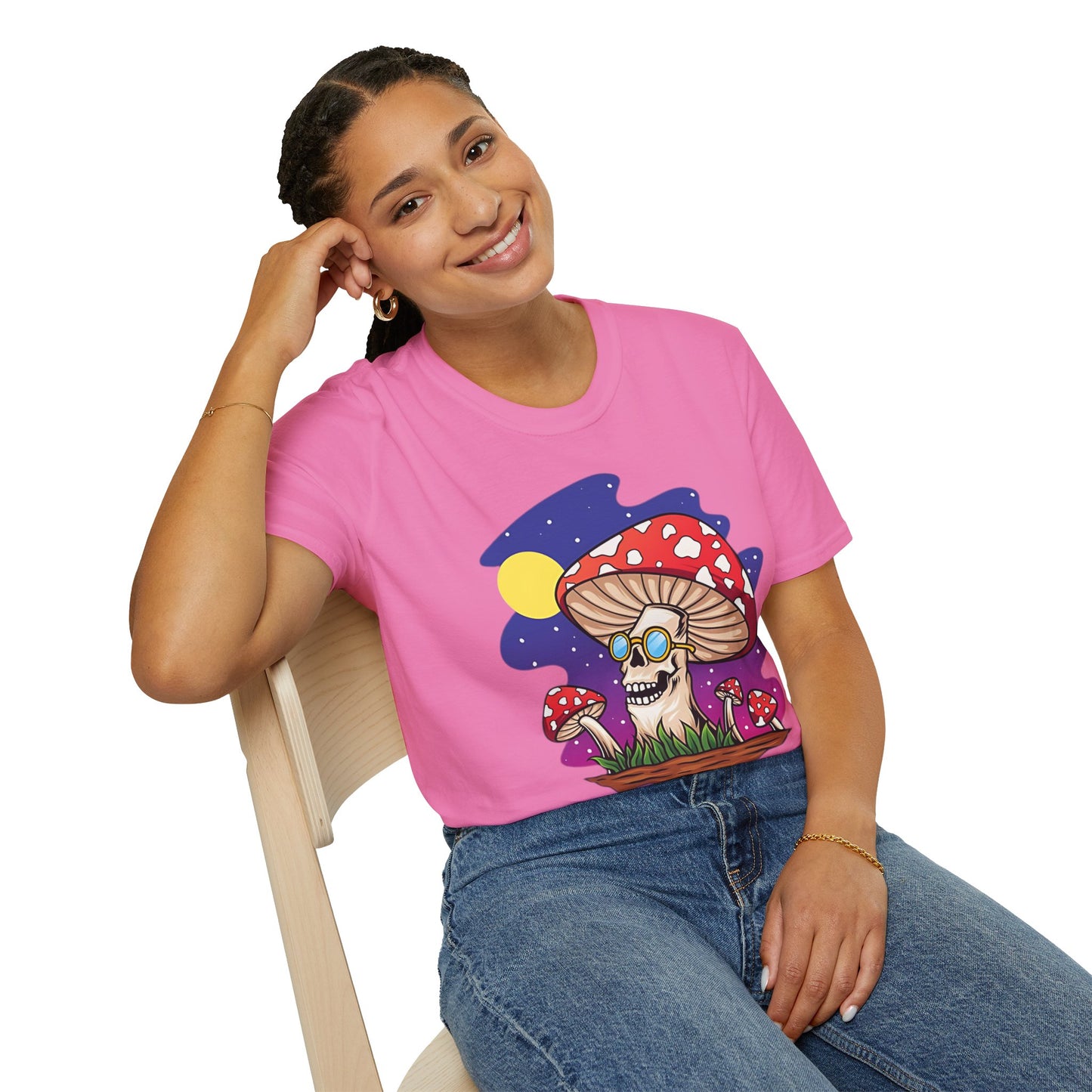 Mashroom Tee Shirt, Mashroom Shirt, Shirt with Funny Mashroom, Shirt with Fungus