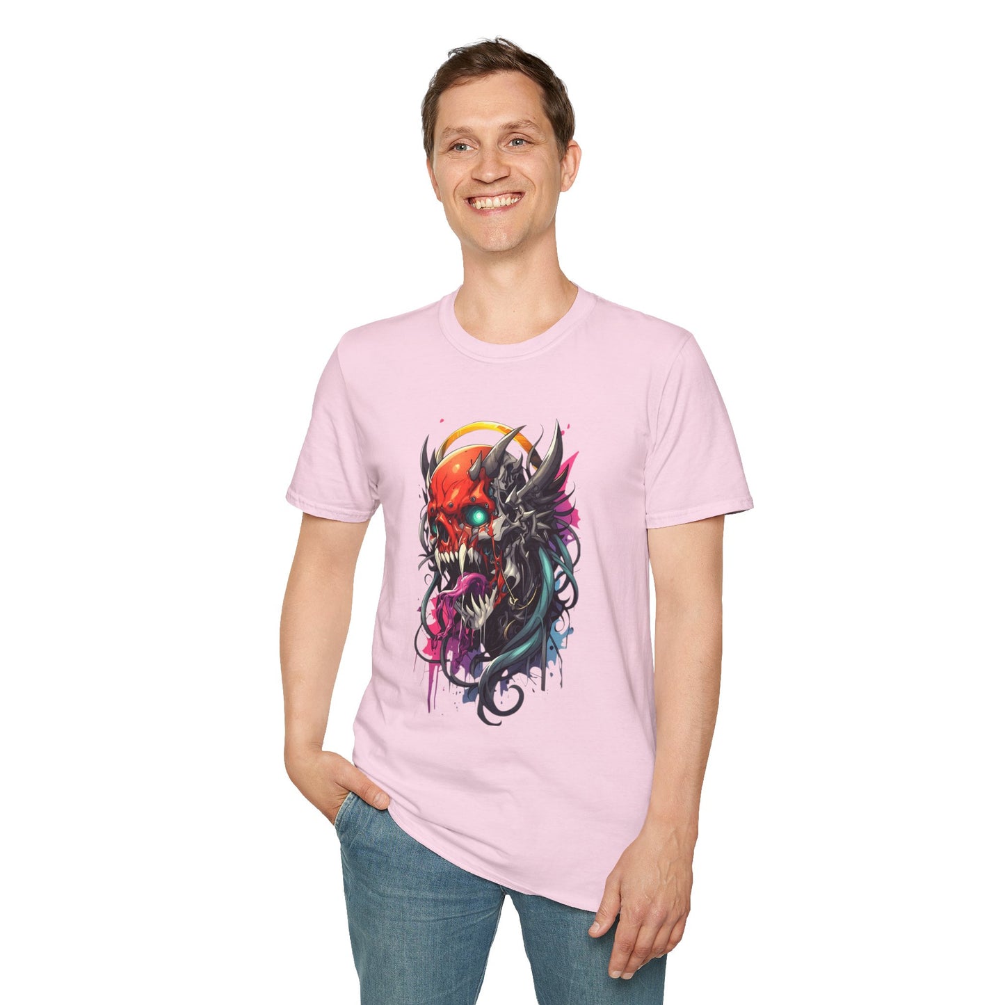Skull Tee Shirt, Skeleton Shirt, Shirt with Skull, Shirt with Skeleton
