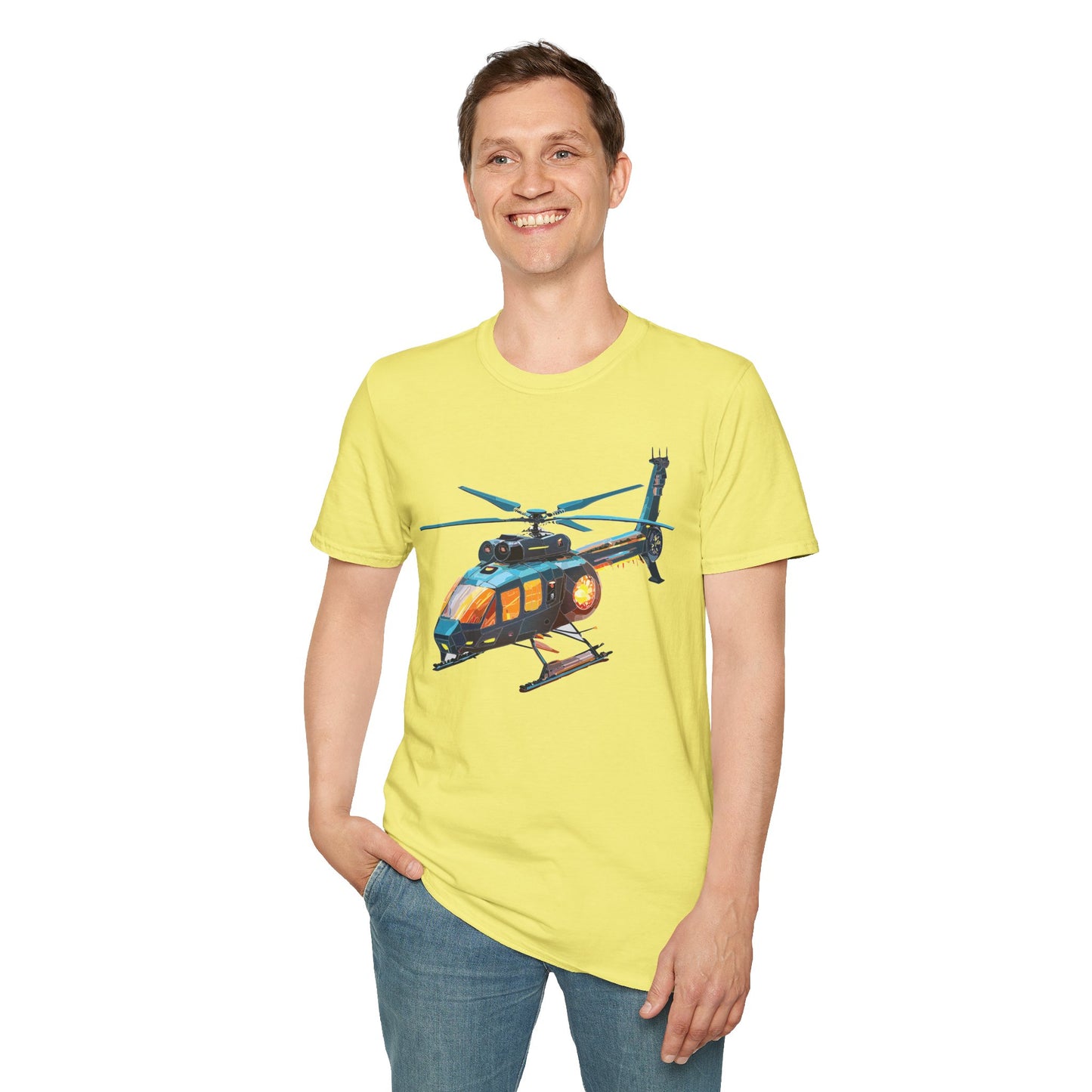 Chopper Shirt, Helicopter Shirt, Shirt with Helicopter, T Shirt with Chopper