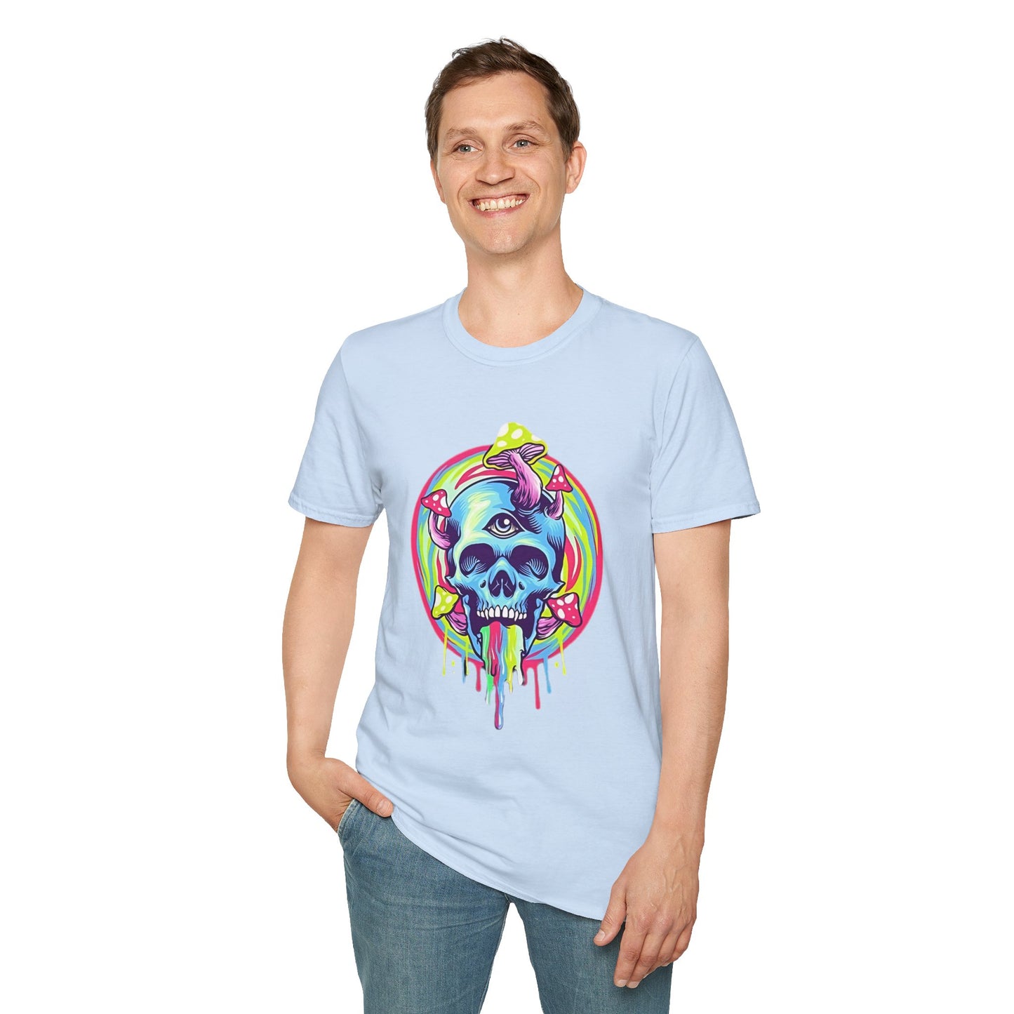 Skull Tee Shirt, Skeleton Shirt, Shirt with Skull, Shirt with Skeleton