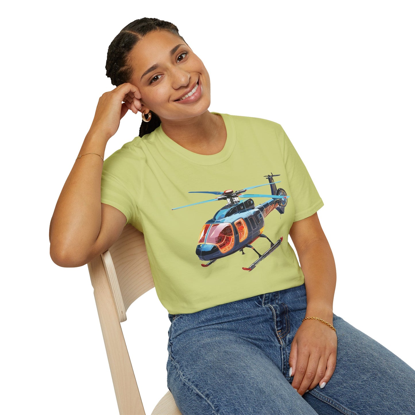 Chopper Shirt, Helicopter Shirt, Shirt with Helicopter, T Shirt with Chopper