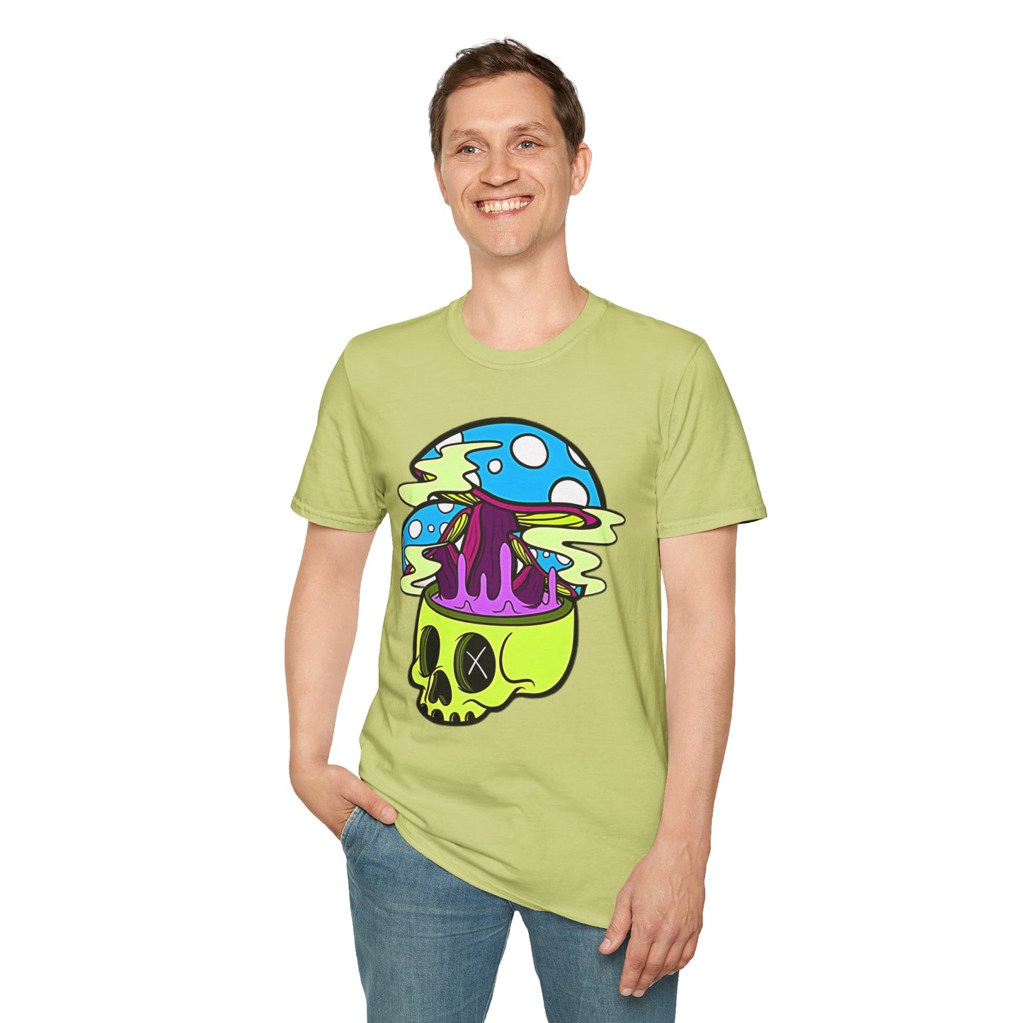 Skull Tee Shirt, Skeleton Shirt, Shirt with Skull, Shirt with Skeleton