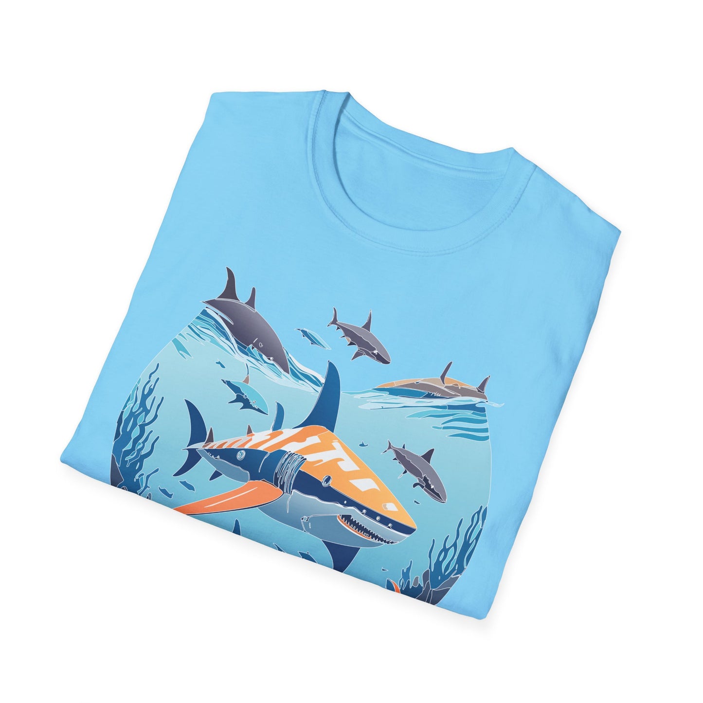 Ocean Tee Shirt, Ocean Shirt, Shirt with Ocean, U boat Tees, Shirt with U-Boat