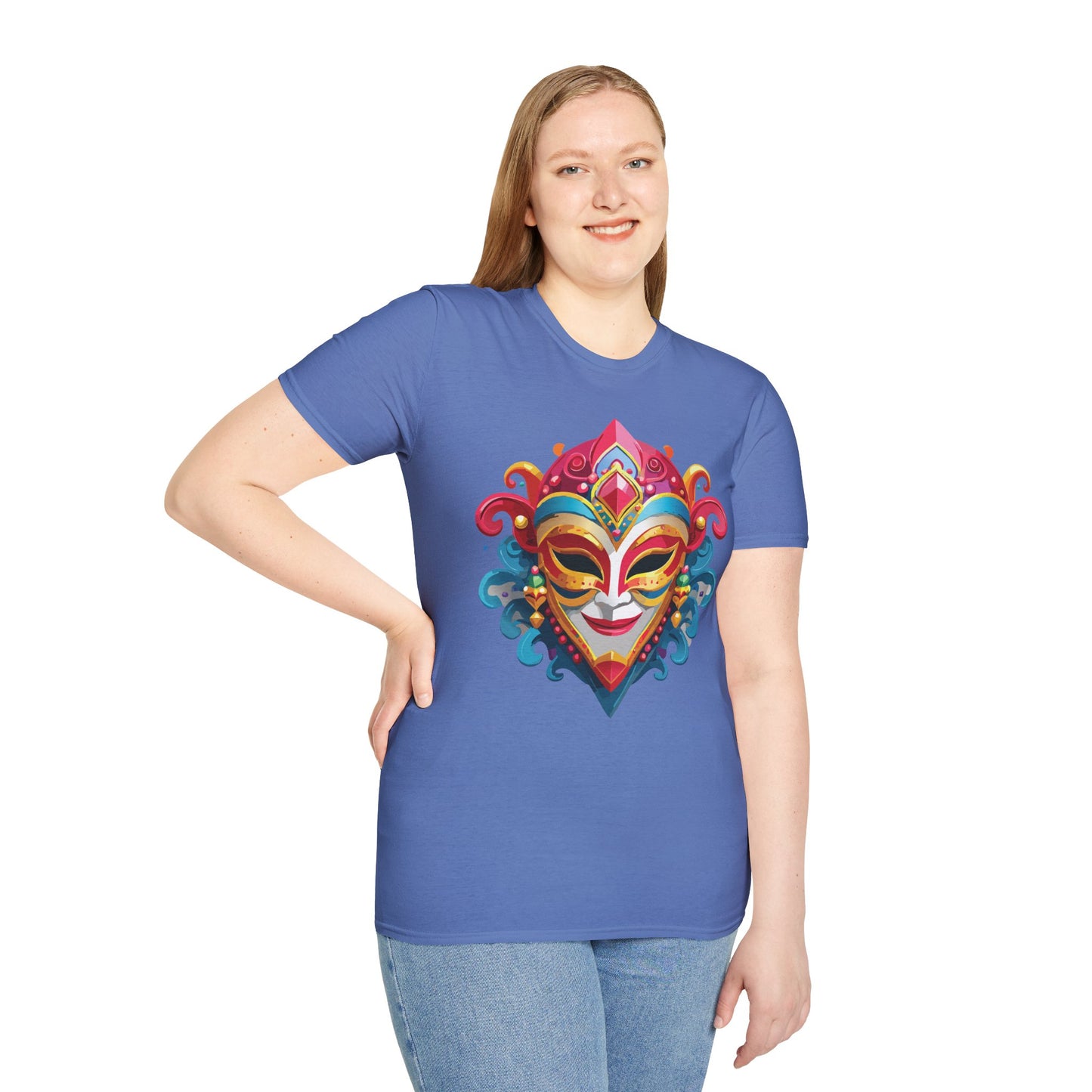 Mask Tee Shirt, Mask Shirt, Shirt with Mask, Masquerade Tees
