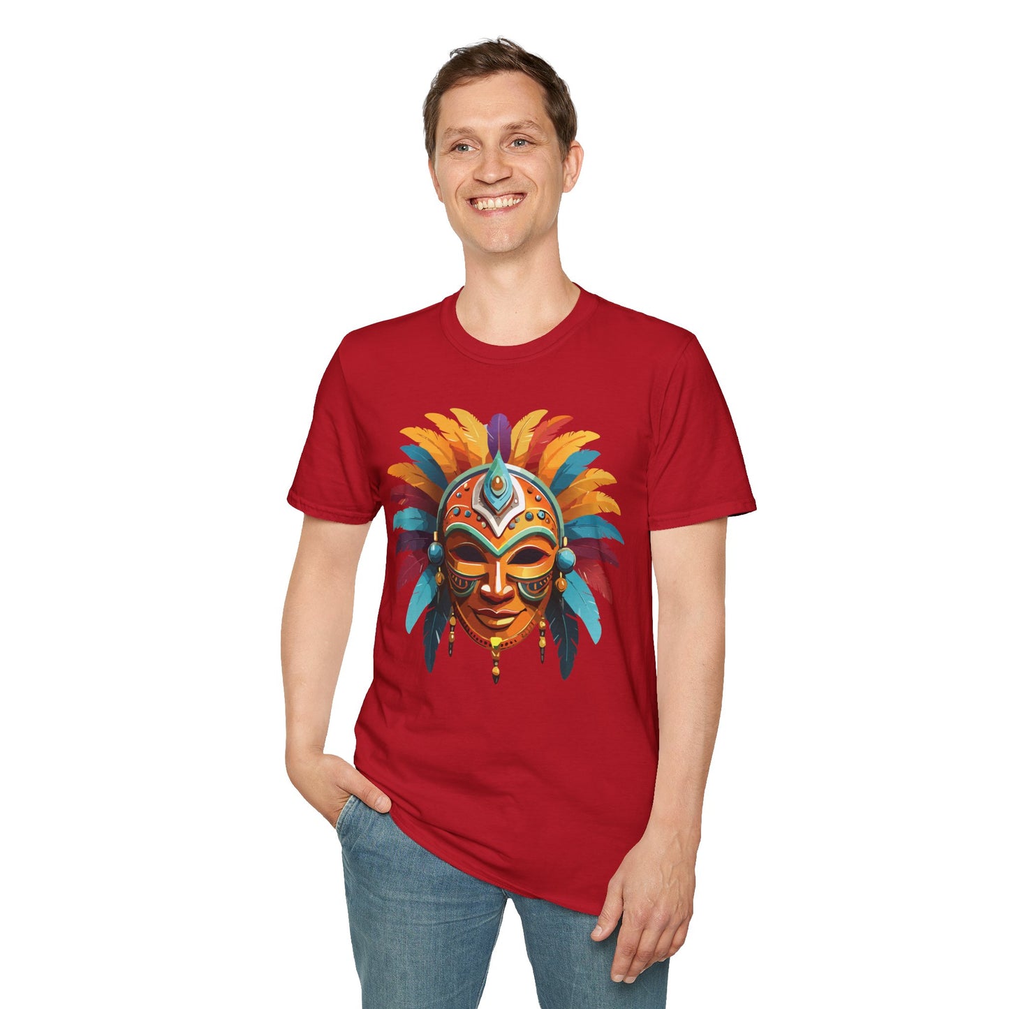 Mask Tee Shirt, Mask Shirt, Shirt with Mask, Masquerade Tees