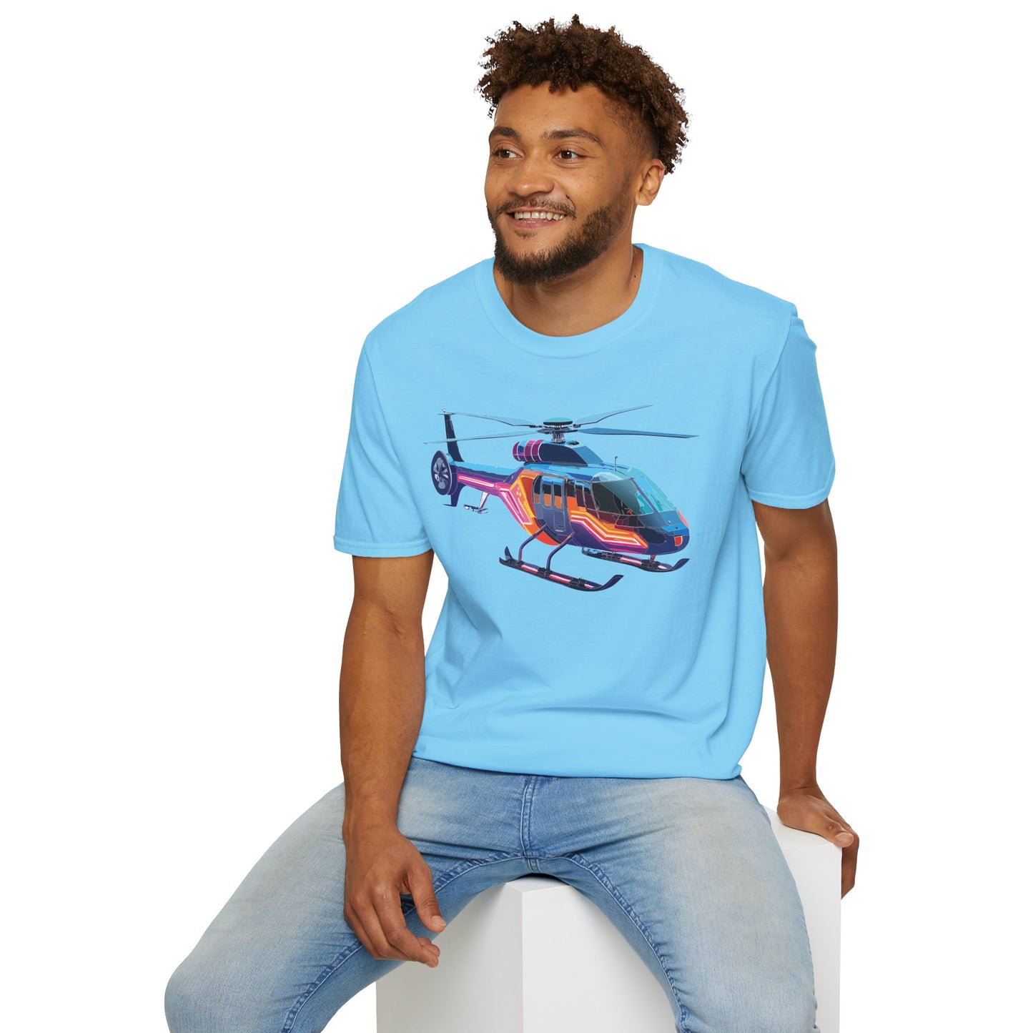 Chopper Shirt, Helicopter Shirt, Shirt with Helicopter, T Shirt with Chopper