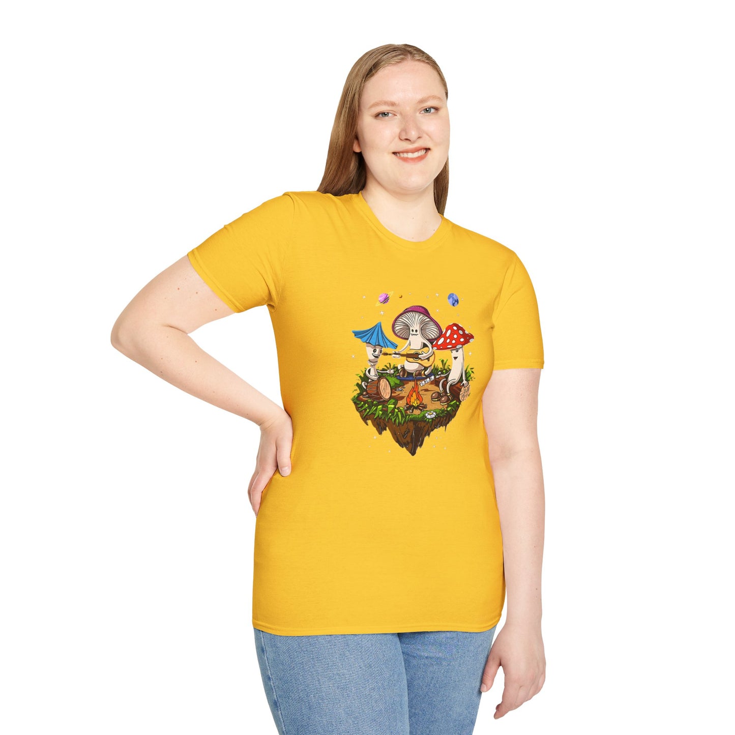 Mashroom Tee Shirt, Mashroom Shirt, Shirt with Funny Mashroom, Shirt with Fungus