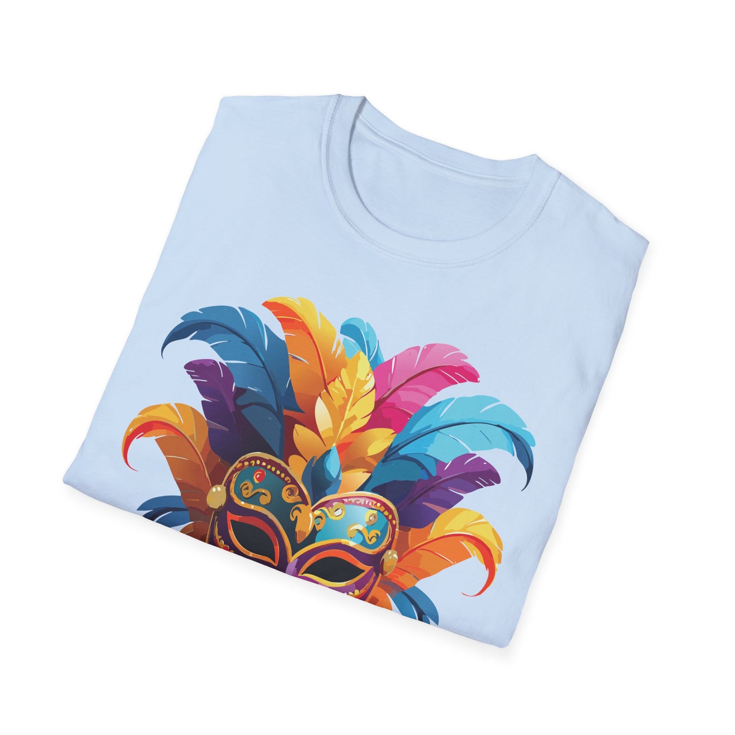 Mask Tee Shirt, Mask Shirt, Shirt with Mask, Masquerade Tees