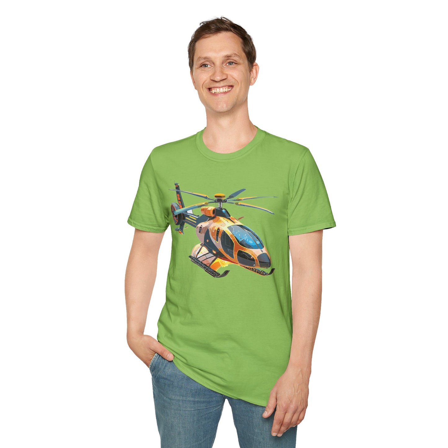 Chopper Shirt, Helicopter Shirt, Shirt with Helicopter, T Shirt with Chopper