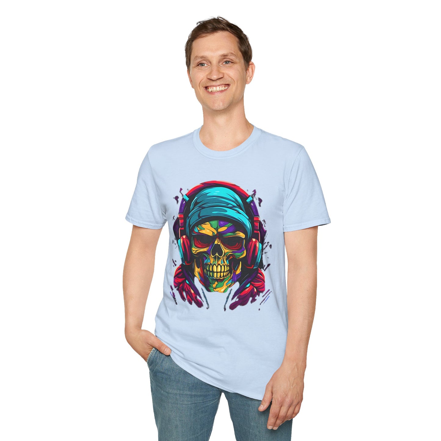Skull Tee Shirt, Skeleton Shirt, Shirt with Skull, Shirt with Skeleton