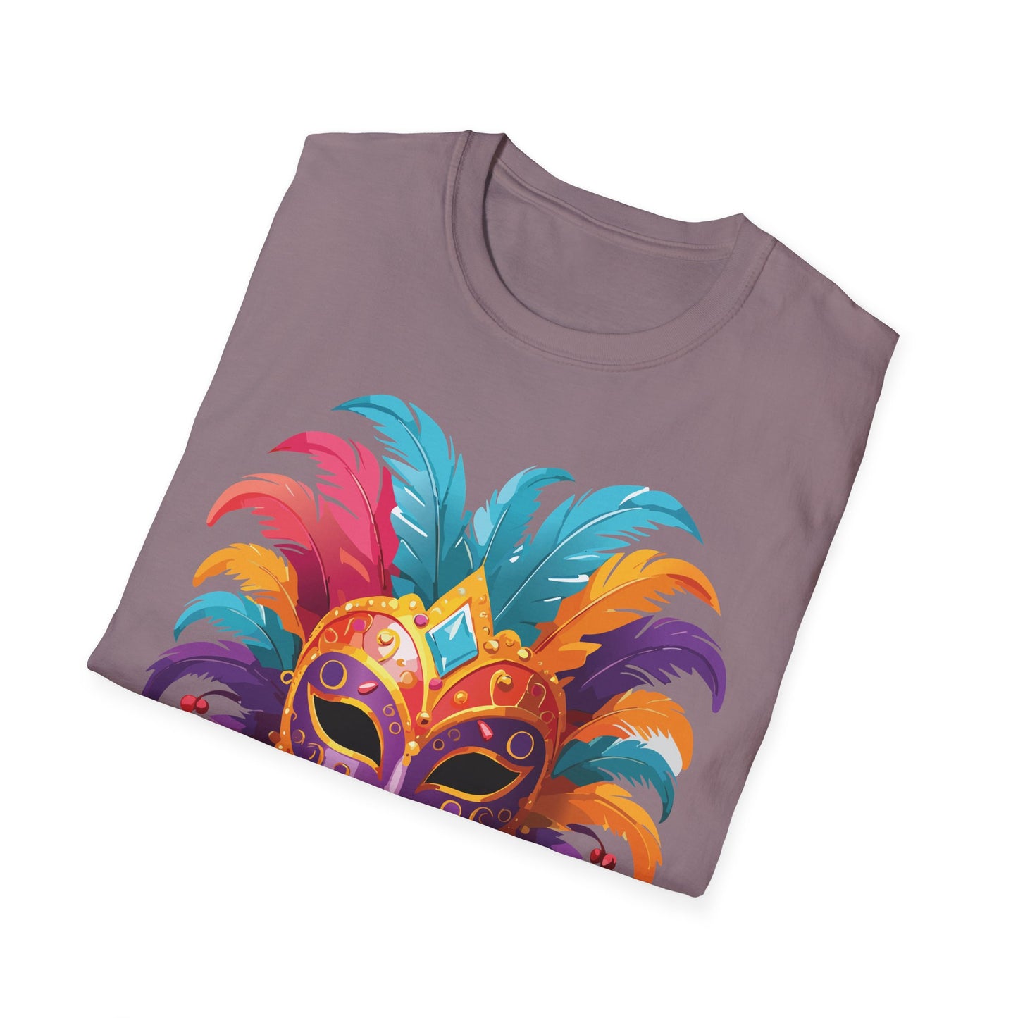Mask Tee Shirt, Mask Shirt, Shirt with Mask, Masquerade Tees