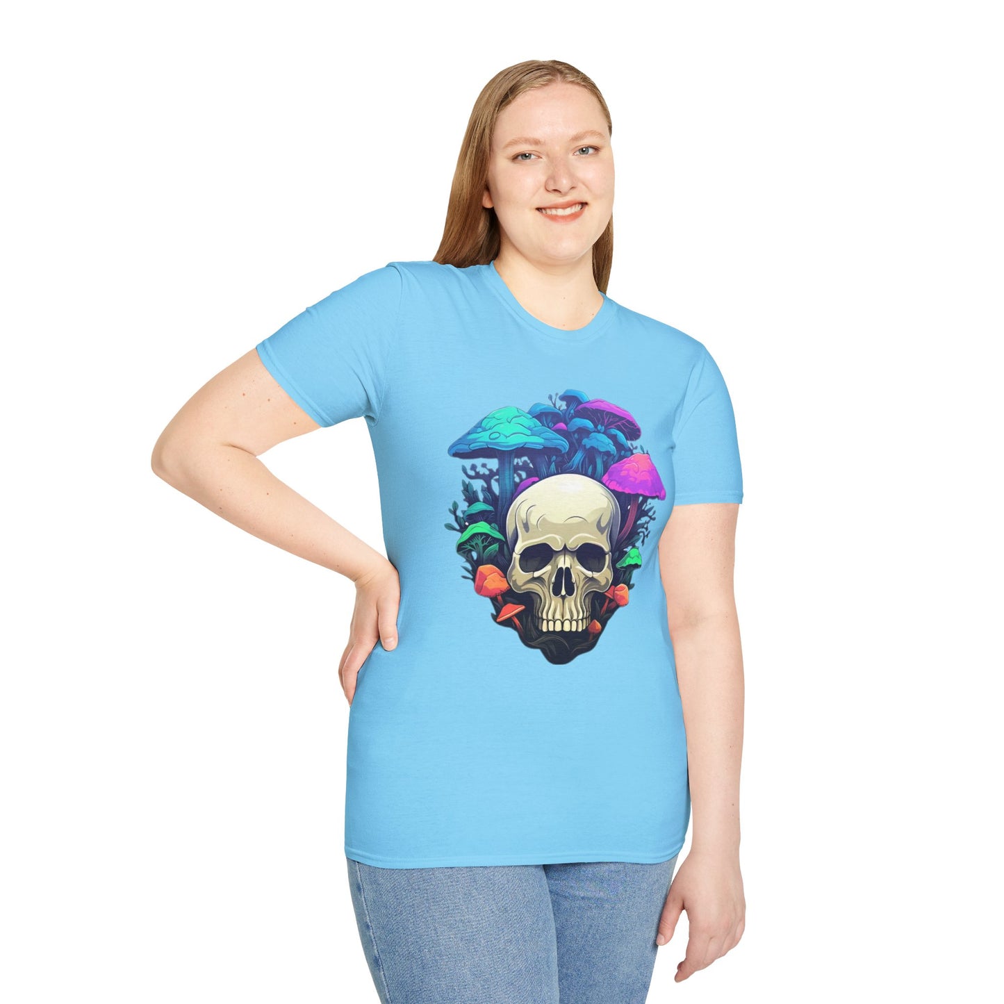 Skull Tee Shirt, Skeleton Shirt, Shirt with Skull, Shirt with Skeleton