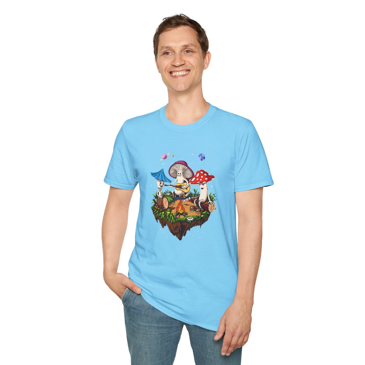 Mashroom Tee Shirt, Mashroom Shirt, Shirt with Funny Mashroom, Shirt with Fungus