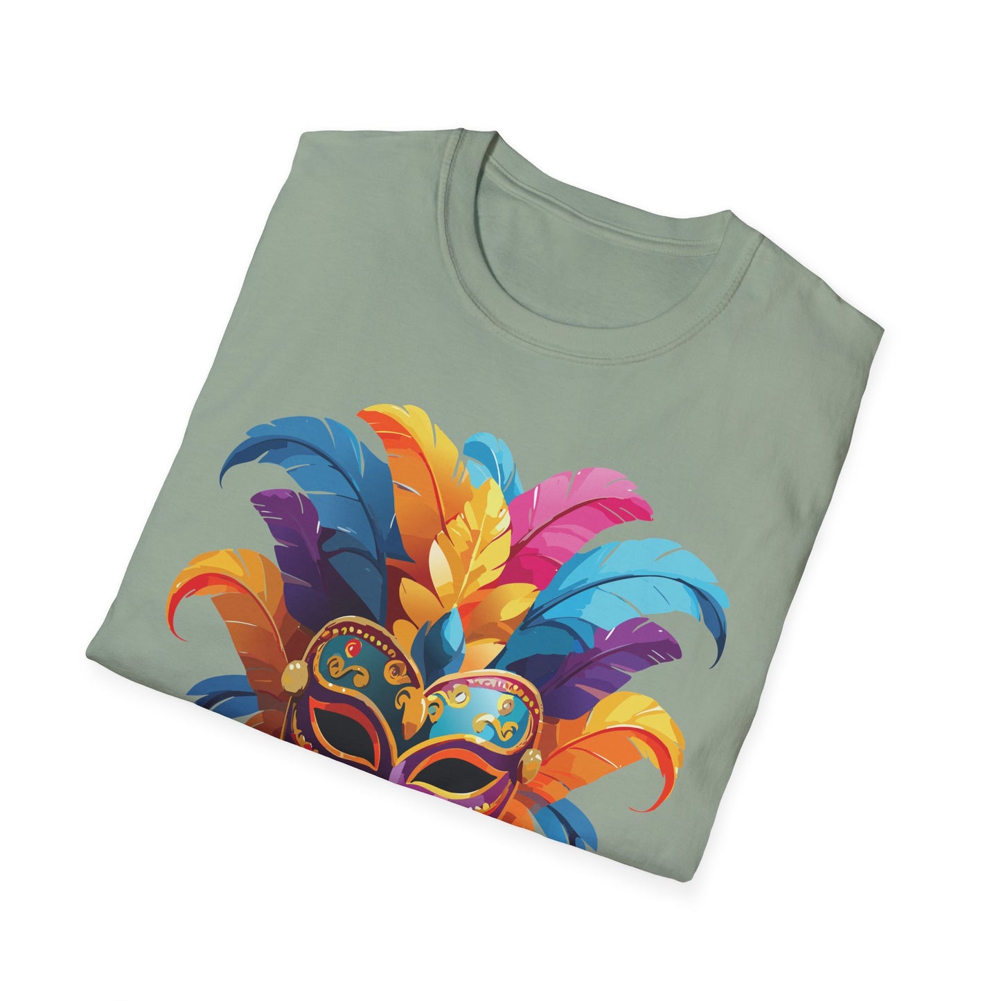Mask Tee Shirt, Mask Shirt, Shirt with Mask, Masquerade Tees