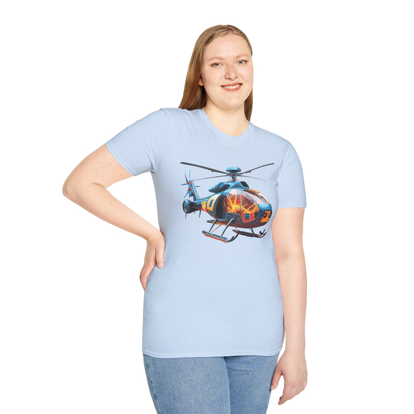 Chopper Shirt, Helicopter Shirt, Shirt with Helicopter, T Shirt with Chopper