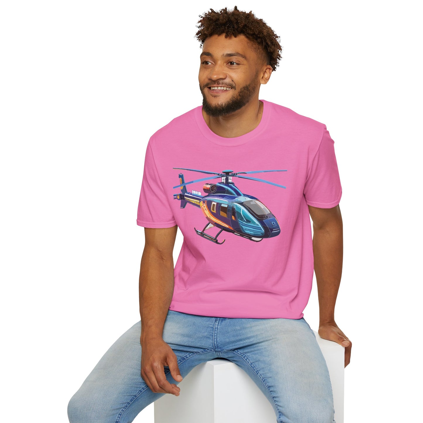 Chopper Shirt, Helicopter Shirt, Shirt with Helicopter, T Shirt with Chopper