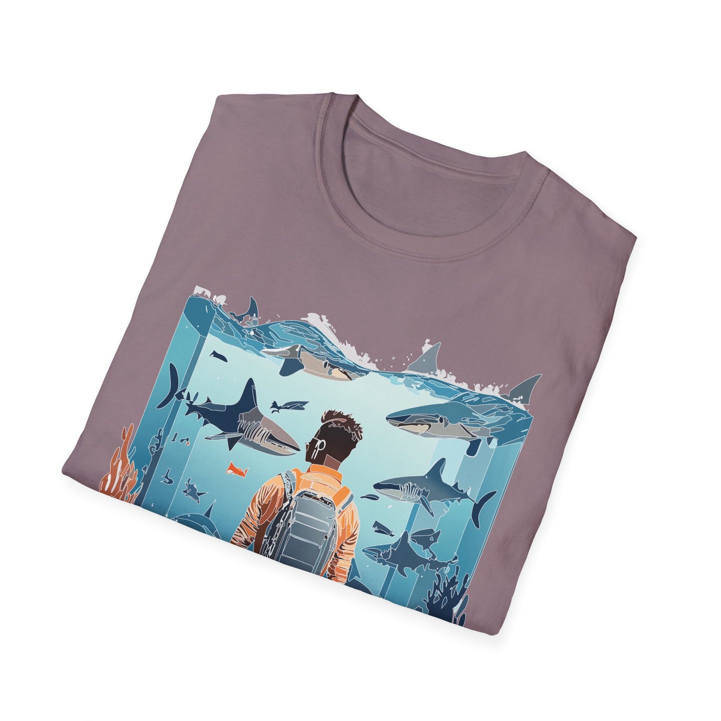 Ocean Tee Shirt, Ocean Shirt, Shirt with Ocean, U boat Tees, Shirt with U-Boat
