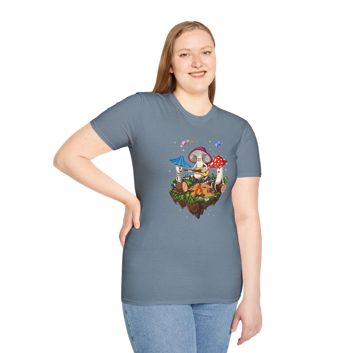 Mashroom Tee Shirt, Mashroom Shirt, Shirt with Funny Mashroom, Shirt with Fungus
