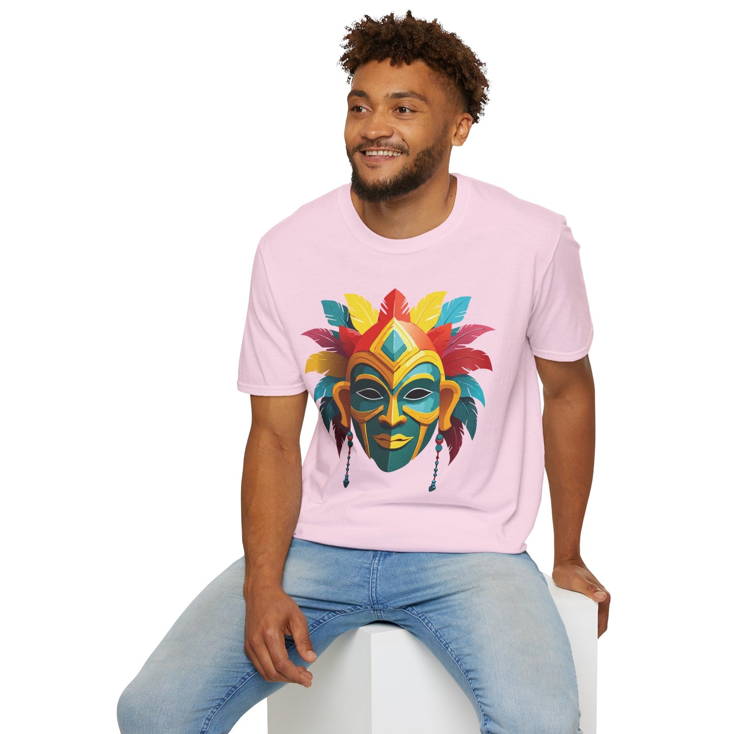 Mask Tee Shirt, Mask Shirt, Shirt with Mask, Masquerade Tees