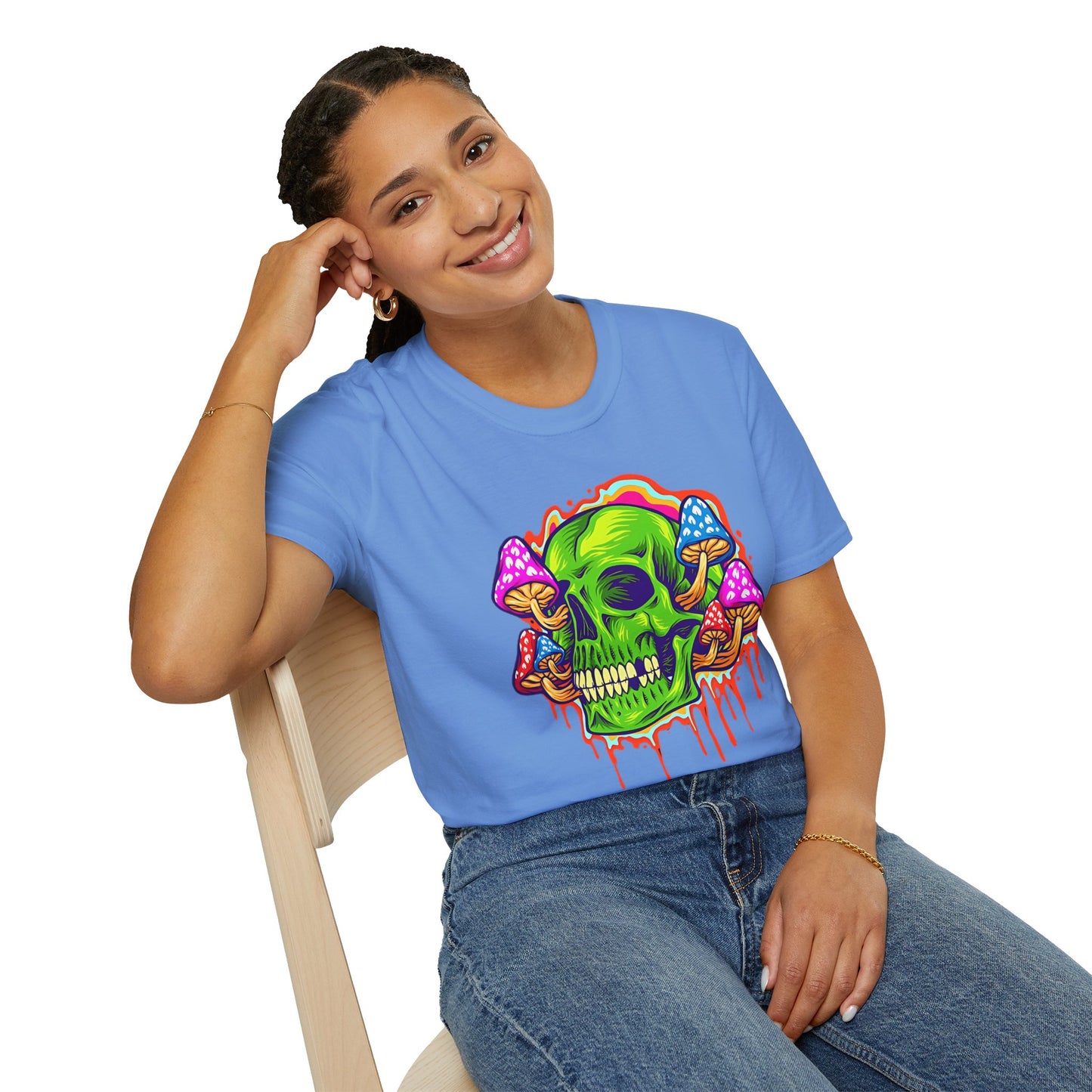 Skull Tee Shirt, Skeleton Shirt, Shirt with Skull, Shirt with Skeleton