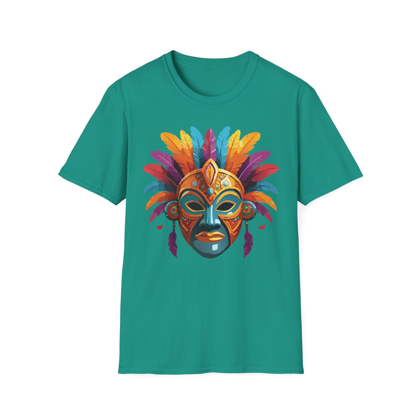 Mask Tee Shirt, Mask Shirt, Shirt with Mask, Masquerade Tees