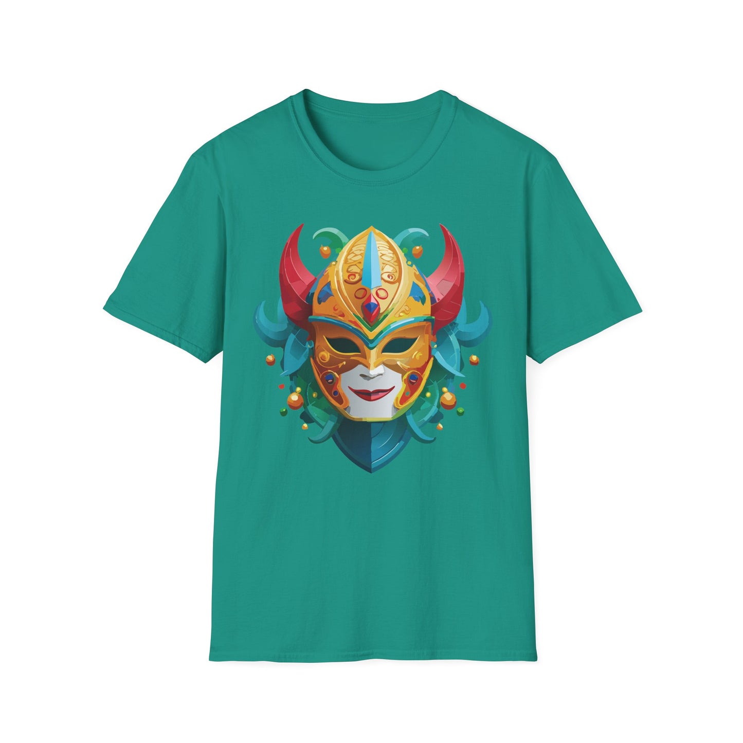 Mask Tee Shirt, Mask Shirt, Shirt with Mask, Masquerade Tees