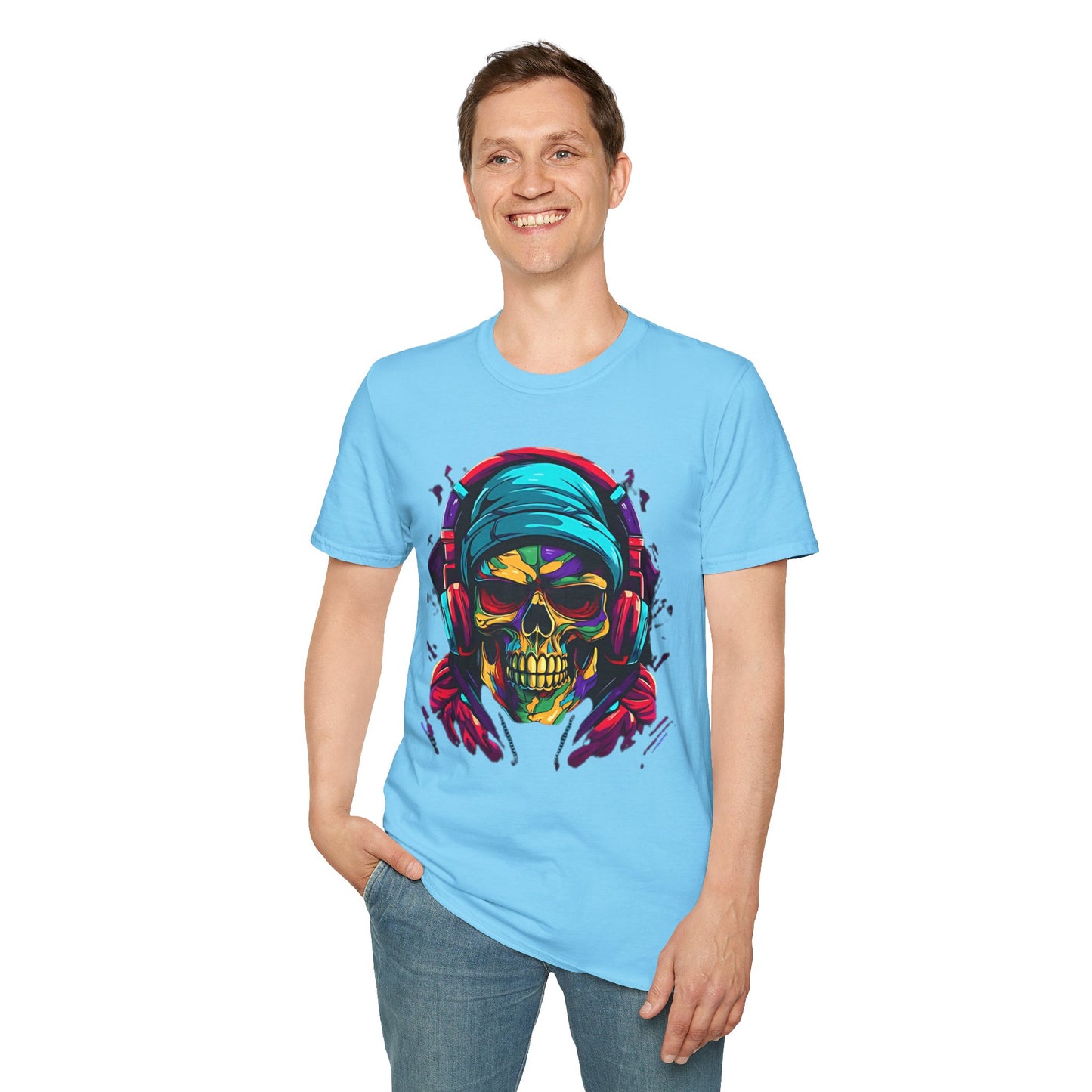 Skull Tee Shirt, Skeleton Shirt, Shirt with Skull, Shirt with Skeleton
