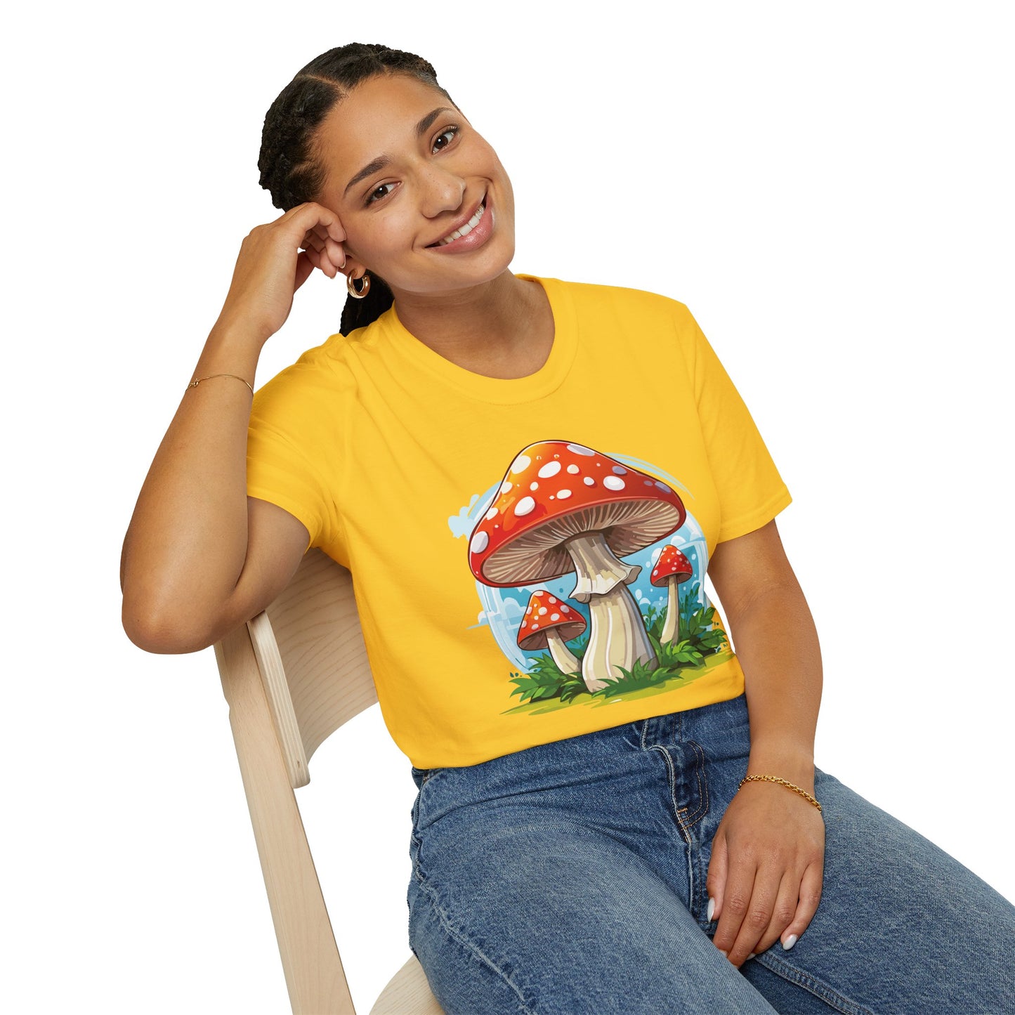 Mashroom Tee Shirt, Mashroom Shirt, Shirt with Funny Mashroom, Shirt with Fungus