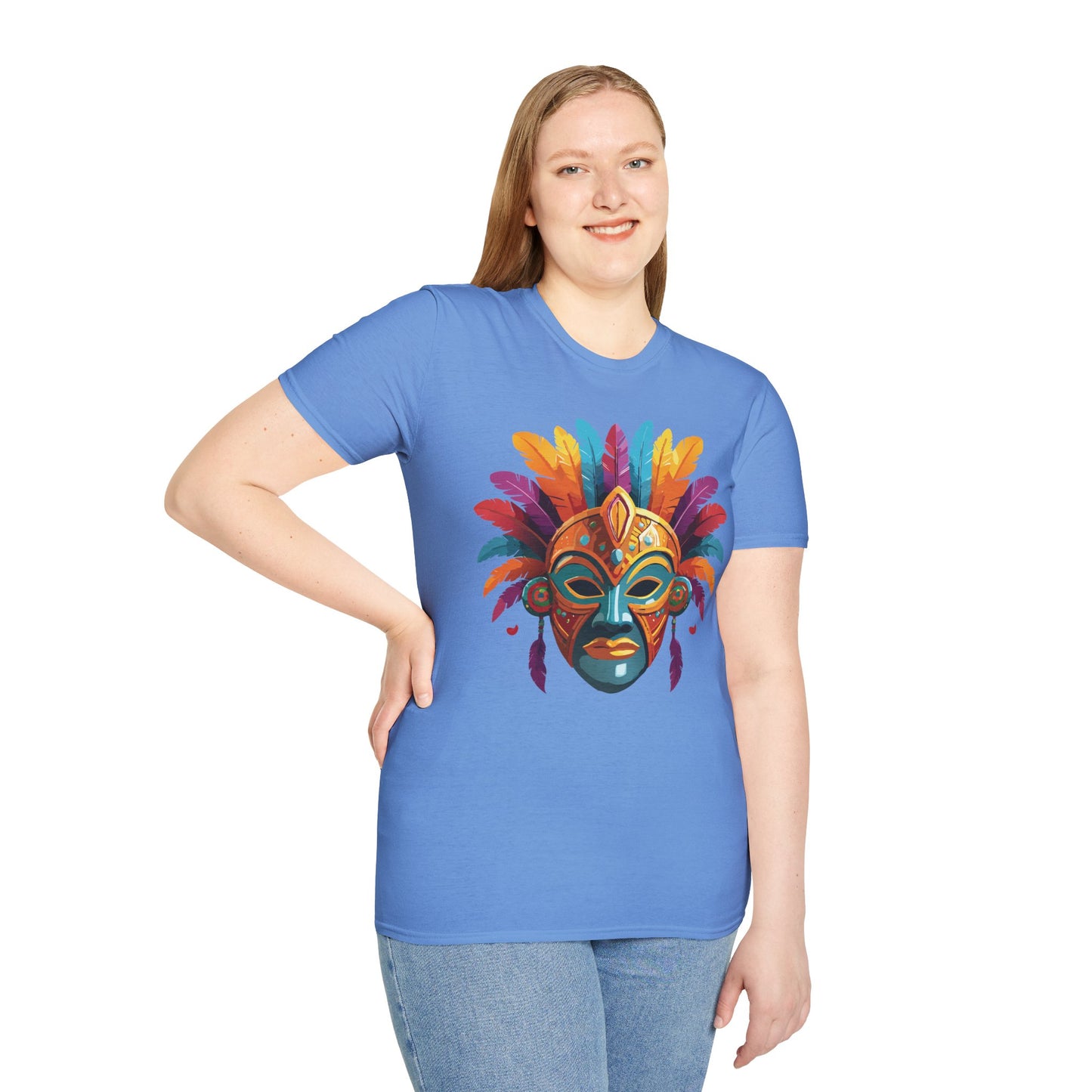 Mask Tee Shirt, Mask Shirt, Shirt with Mask, Masquerade Tees