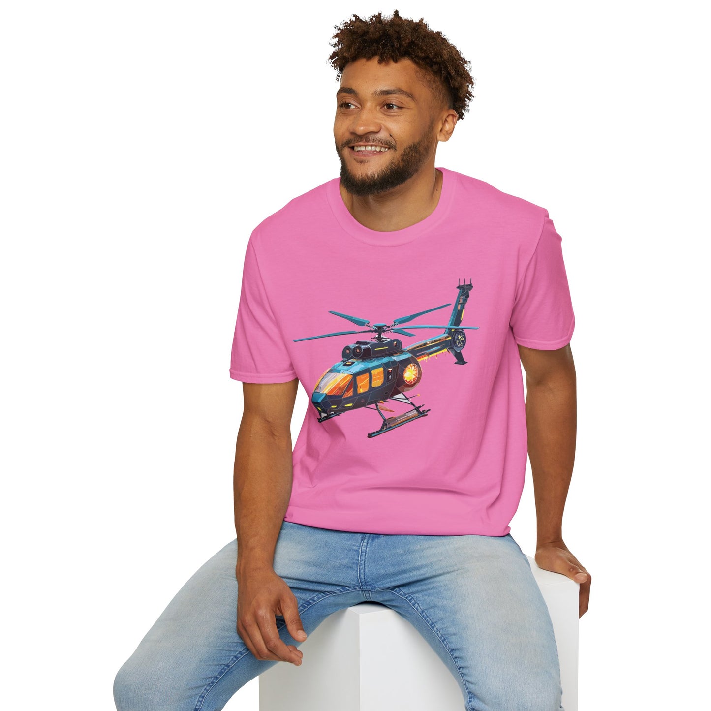 Chopper Shirt, Helicopter Shirt, Shirt with Helicopter, T Shirt with Chopper