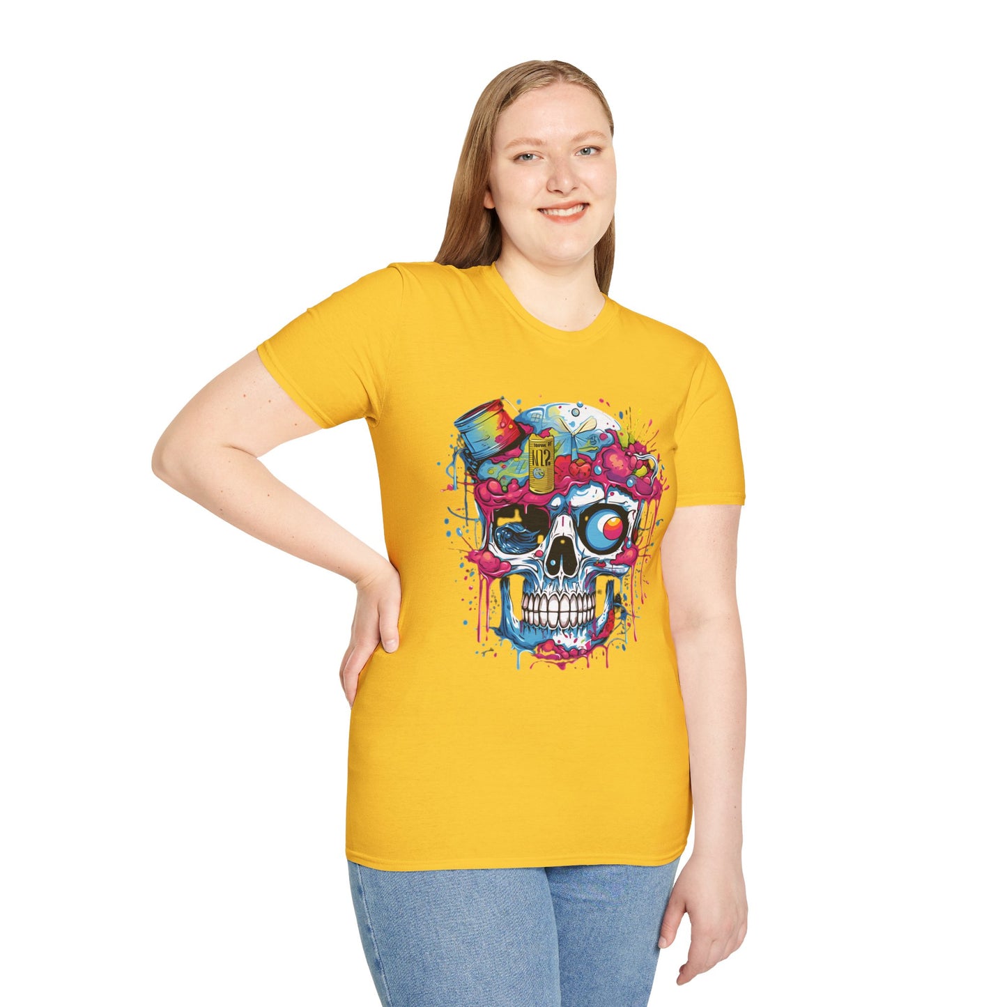 Skull Tee Shirt, Skeleton Shirt, Shirt with Skull, Shirt with Skeleton